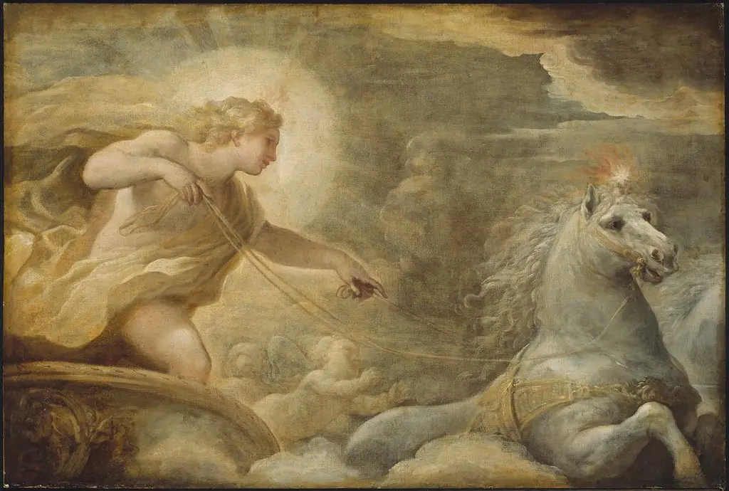 Apollo in his Chariot, by Luca Giordano