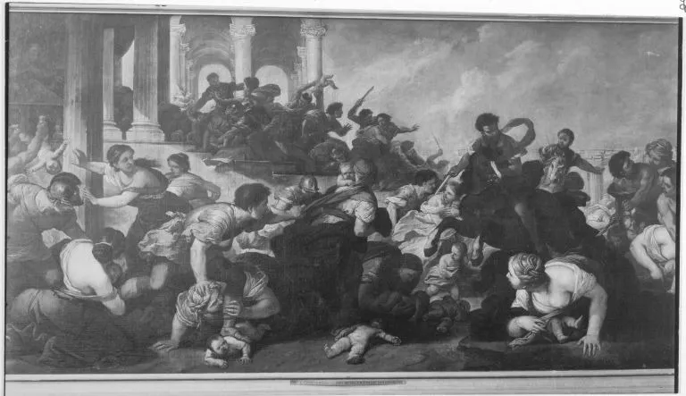 Bethlehemitischer Kindermord, by Luca Giordano, unspecified, 1669