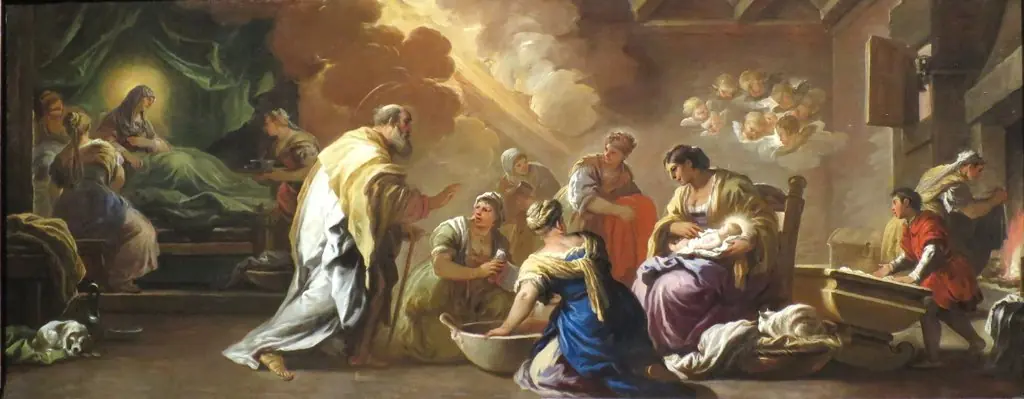 Birth of the Virgin, by Luca Giordano