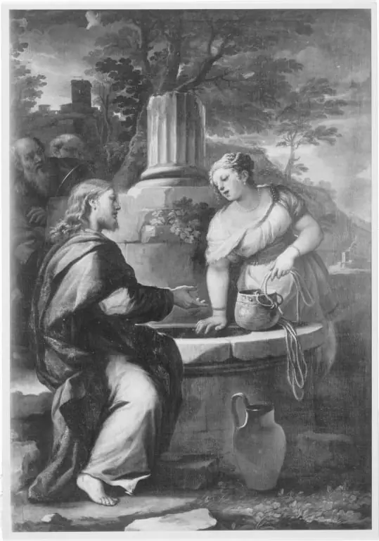 Christ and the Samaritan woman at the well, by Luca Giordano