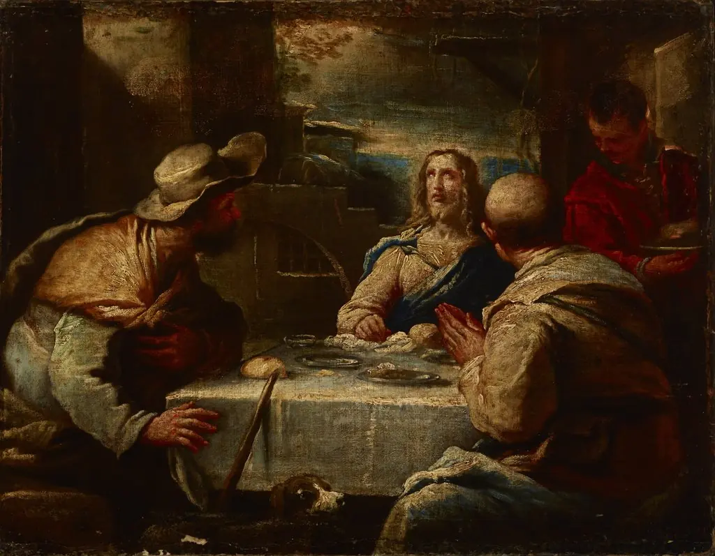 Christ in Emmaus, by Luca Giordano