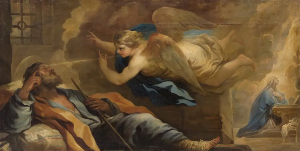 Dream of Saint Joseph, by Luca Giordano