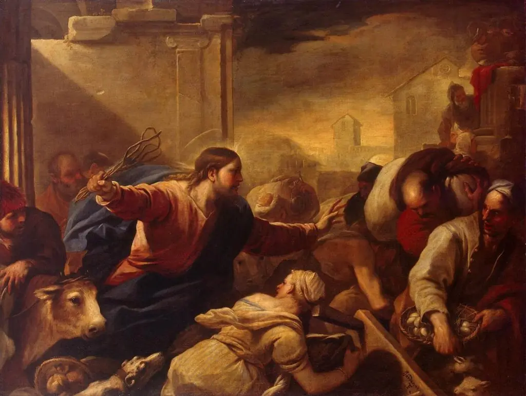 Expulsion of the Money-Changers from the Temple, by Luca Giordano