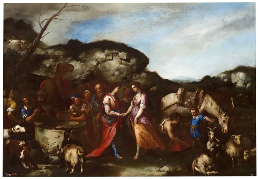 Jacob y Raquel en el pozo, by Luca Giordano