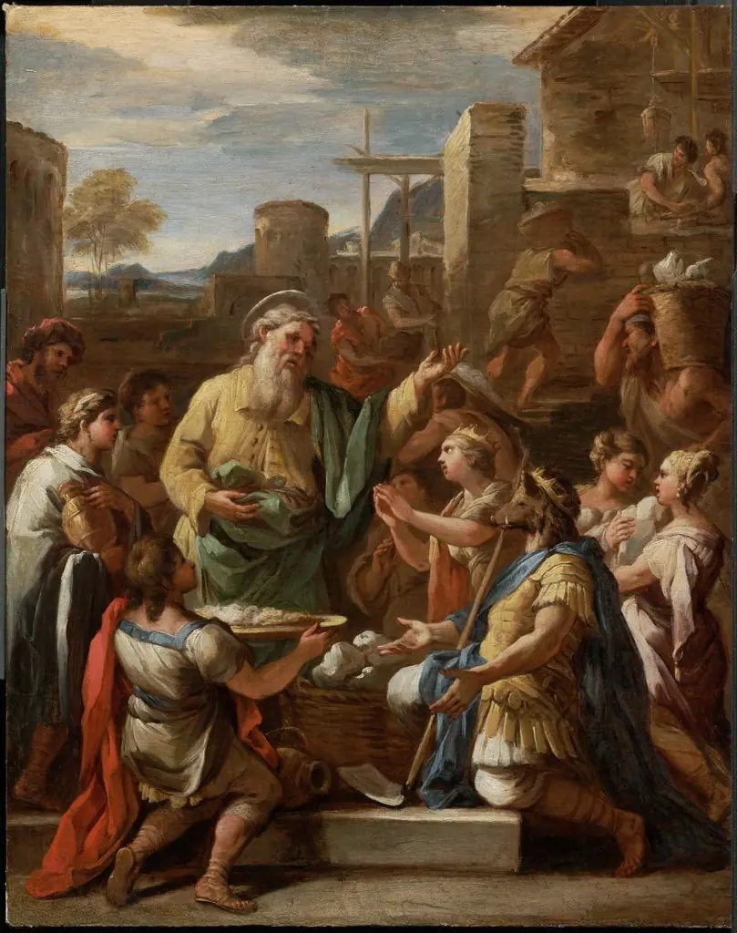 King Tiridates before Saint Gregory the Armenian, by Luca Giordano