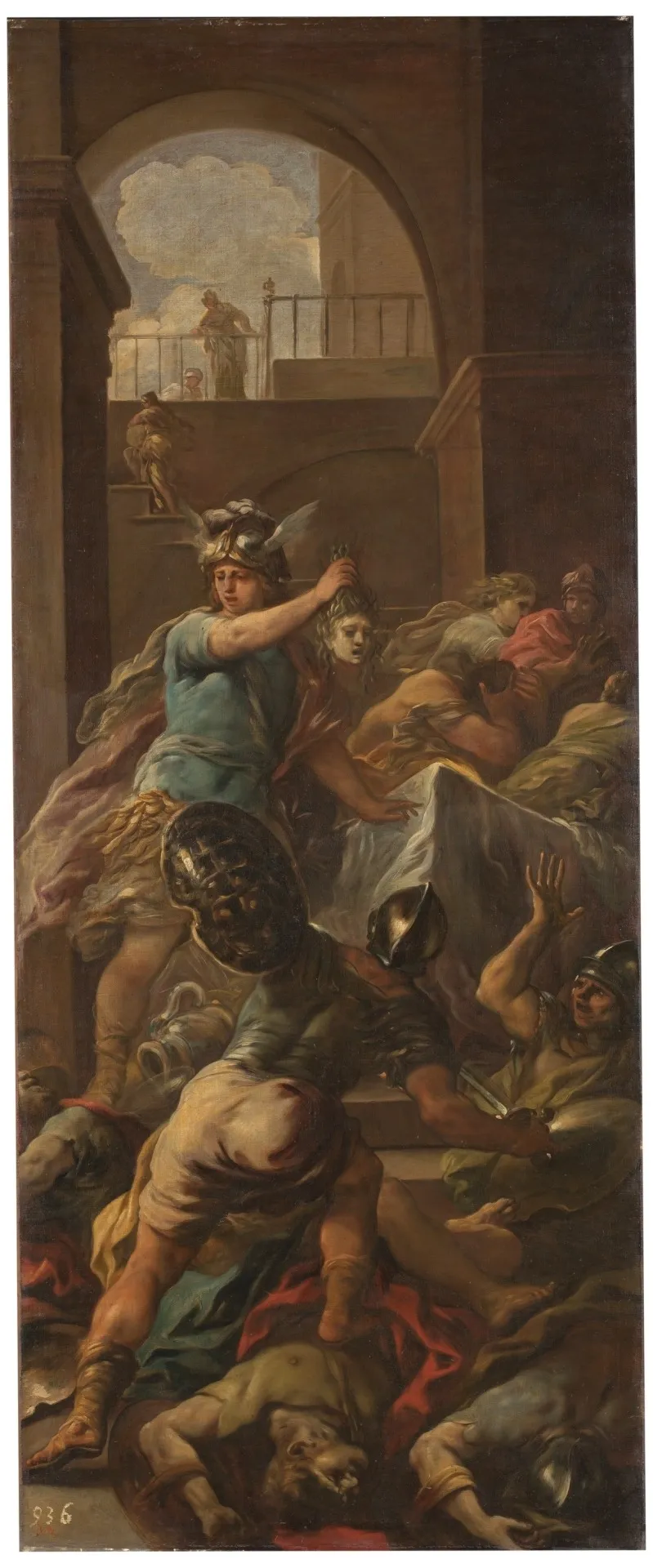 Perseo vencedor de Medusa, by Luca Giordano, oil, 1700
