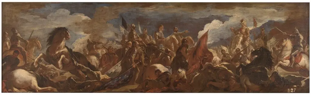 Prisión del condestable de Montmorency, en la Batalla de San Quintín