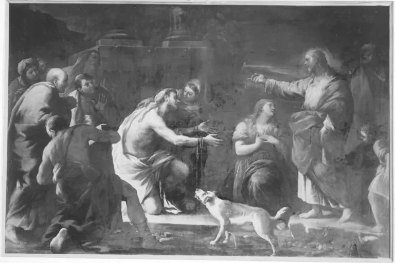 Raising Lazarus from the Dead, by Luca Giordano