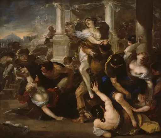 The Abduction of the Sabine Women, by Luca Giordano