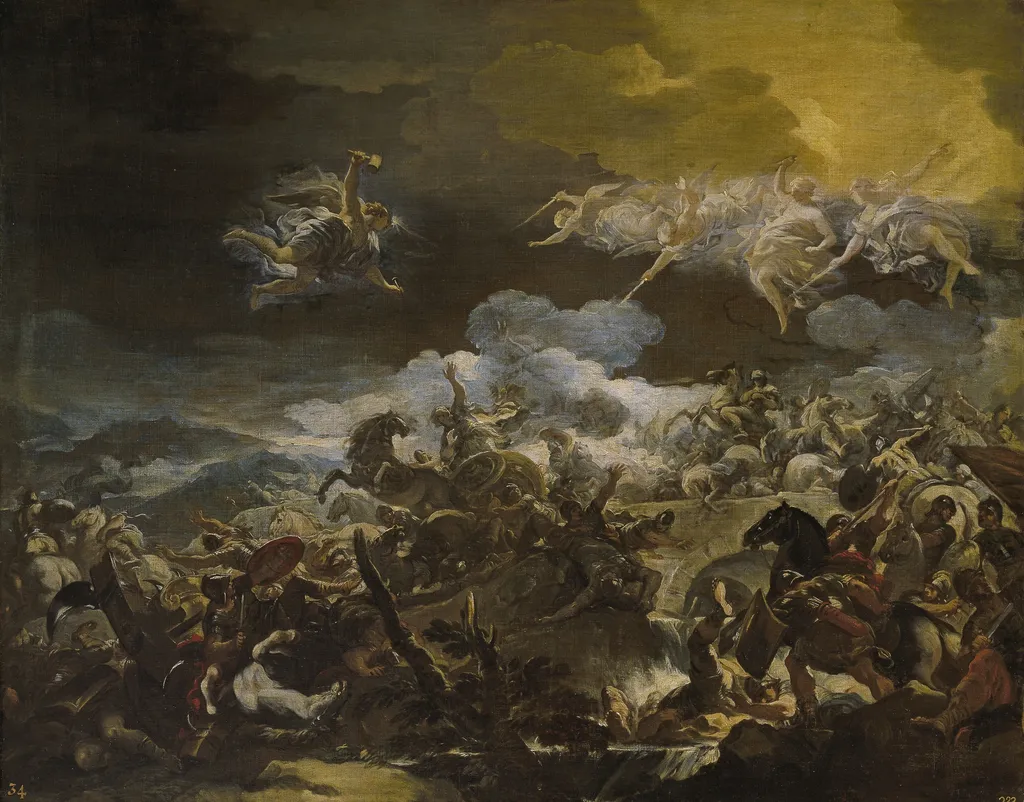 The Defeat of Sisera, by Luca Giordano, oil, 1696