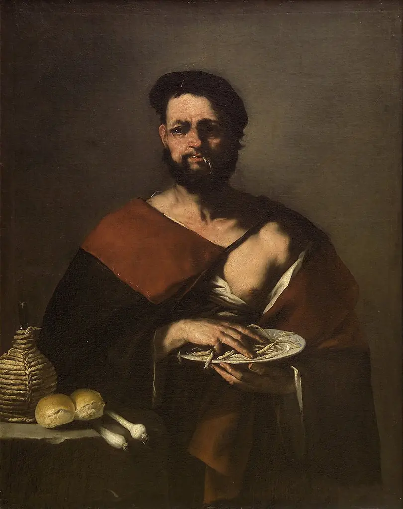 The fish eater, by Luca Giordano