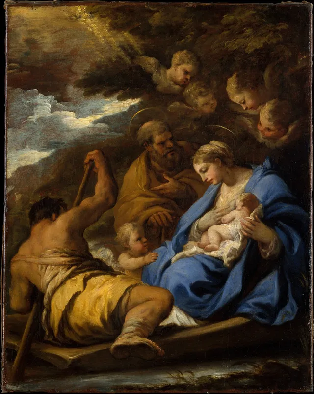 The Flight into Egypt — Luca Giordano