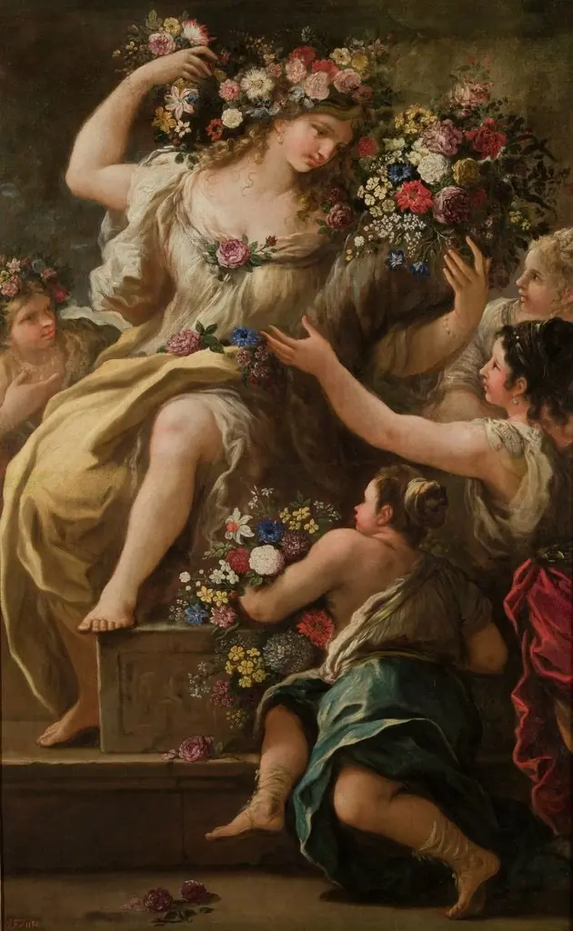 The Goddess Flora, by Luca Giordano
