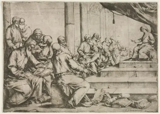 The Young Christ Teaching in the Temple, by Luca Giordano