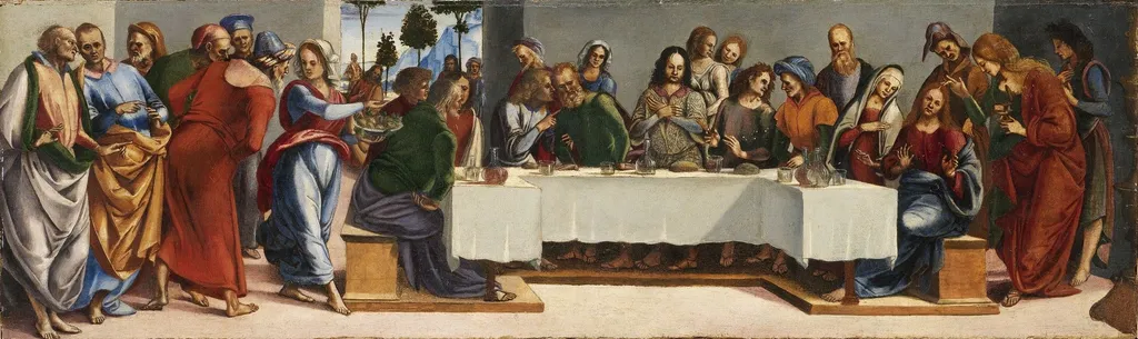 Christ in the House of Simon the Pharisee, by Luca Signorelli, oil, 1500