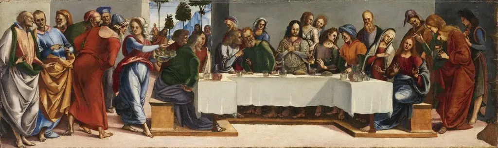 Christ in the House of Simon the Pharisee, by Luca Signorelli