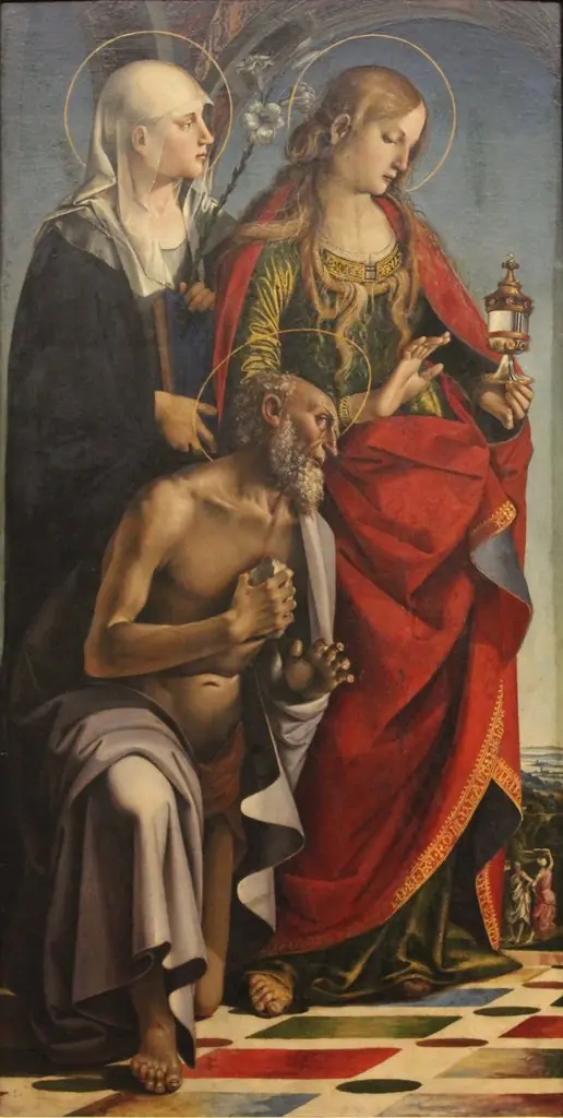 Saints Eustachia, Mary Magdalene and Saint Jerome