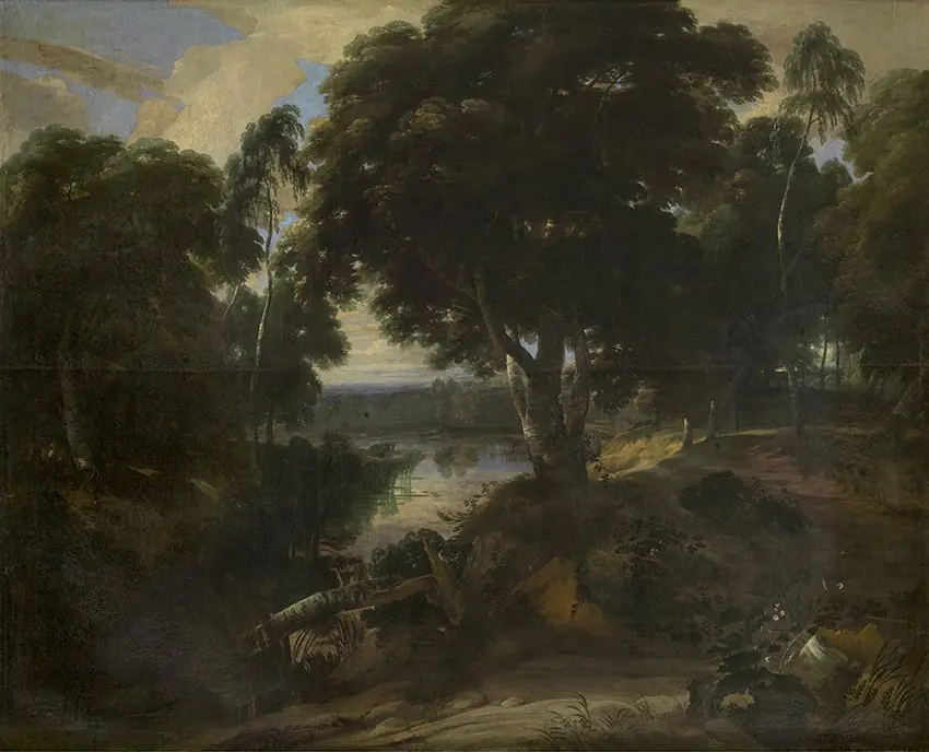 Wooded Landscape, by Lucas Achtschellinck