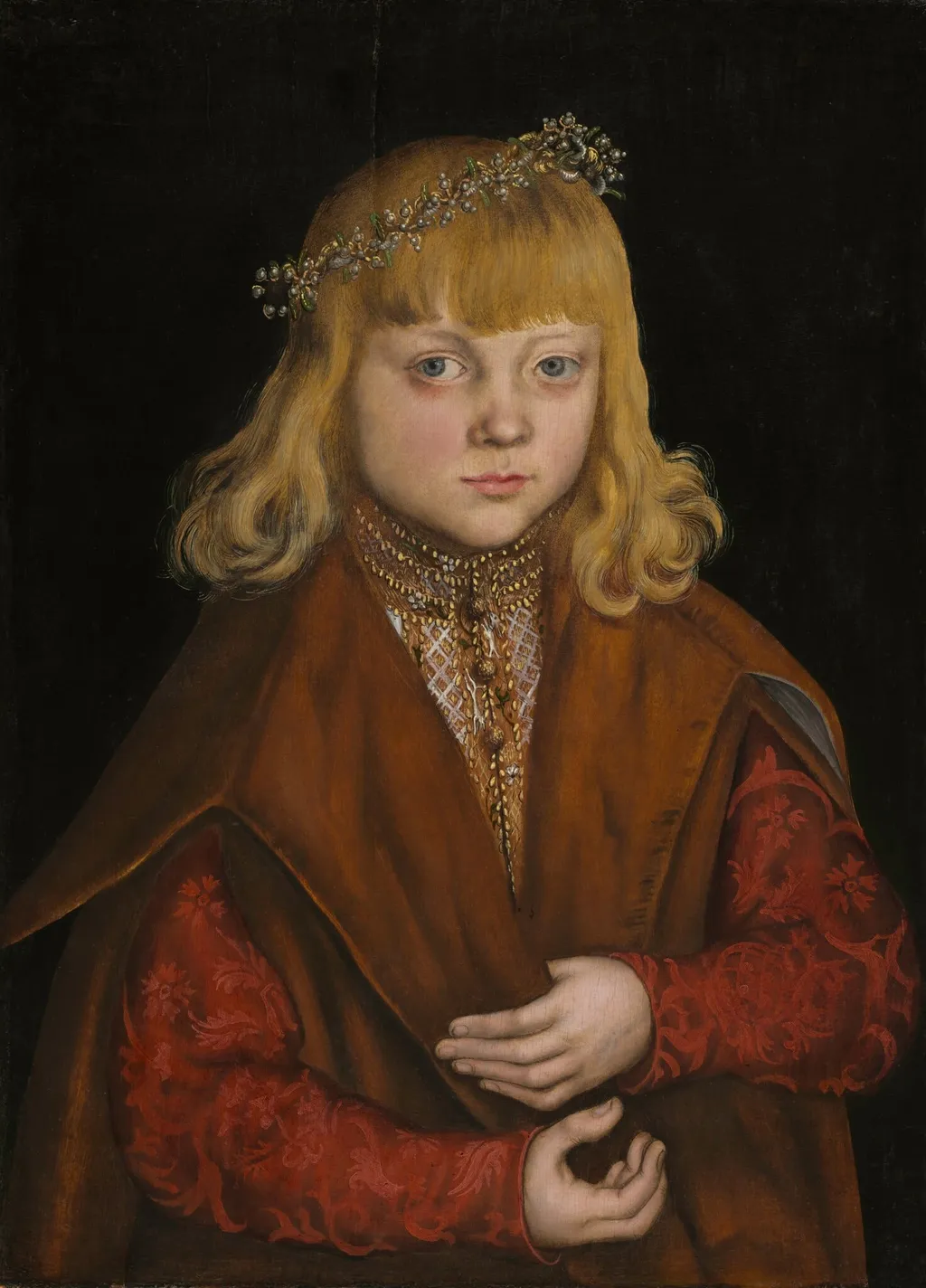 A Prince of Saxony, by Lucas Cranach the Elder, oil, 1517