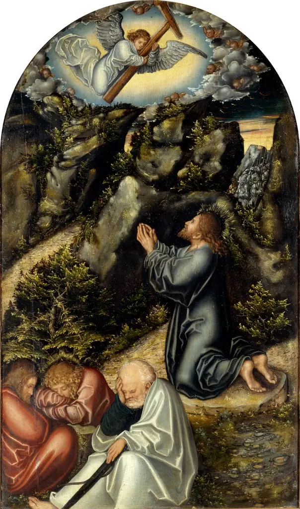 Agony in the Garden, by Lucas Cranach the Elder