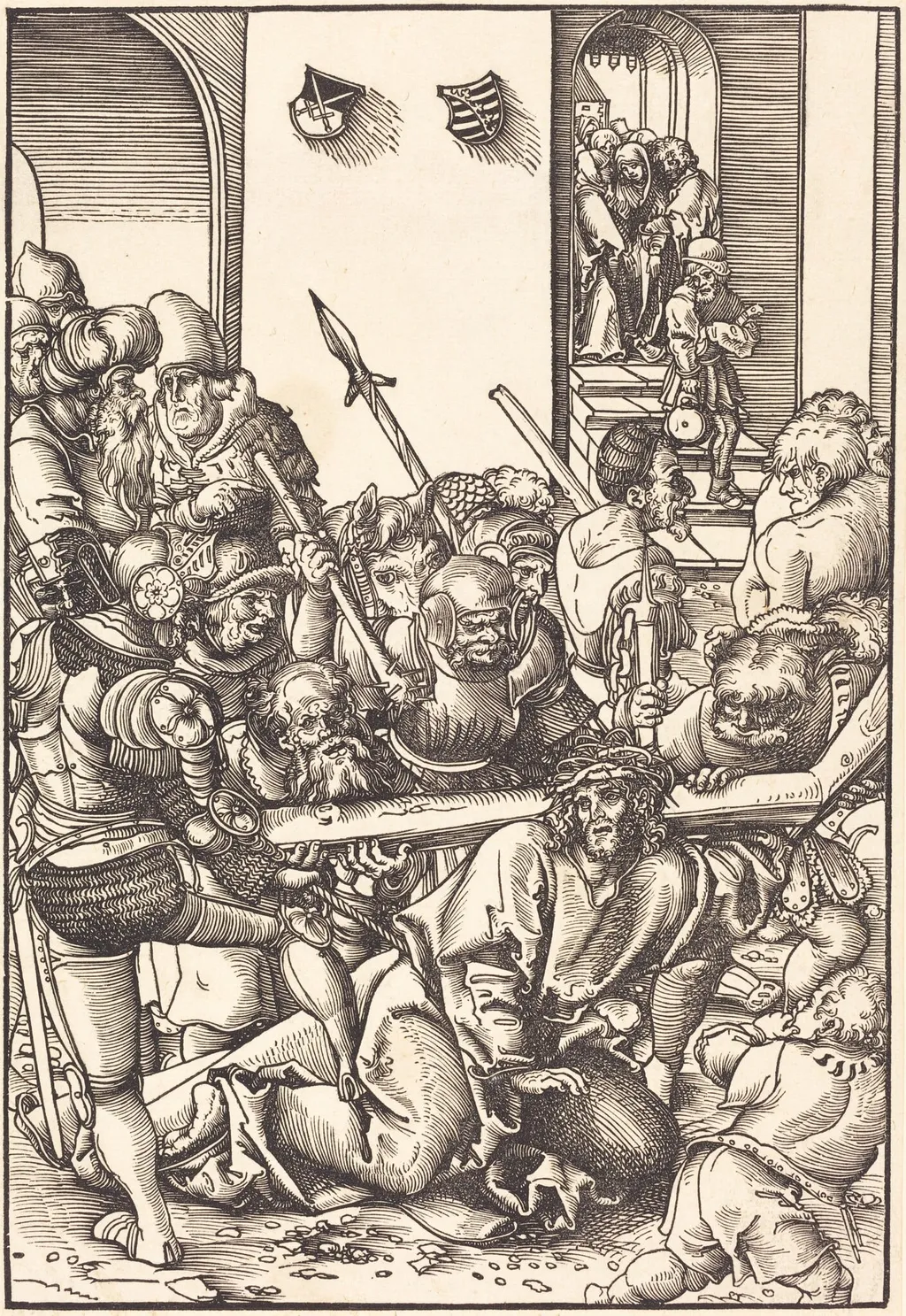 Christ Bearing the Cross, by Lucas Cranach the Elder, ink, 1509