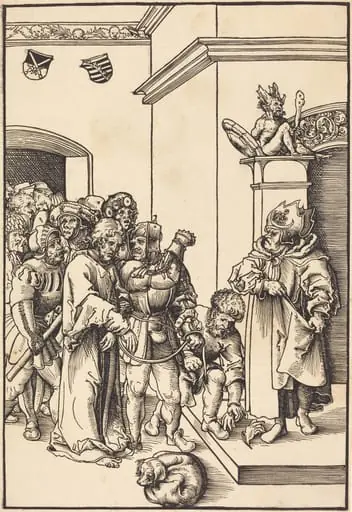 Christ before Annas, by Lucas Cranach the Elder