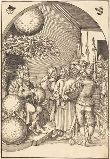 Christ before Herod, by Lucas Cranach the Elder