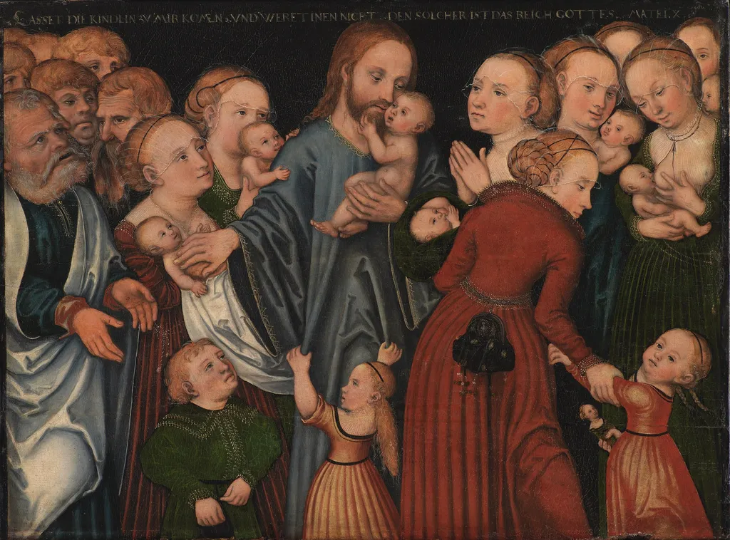 Christ Blessing the Children, by Lucas Cranach the Elder, unspecified, 1522