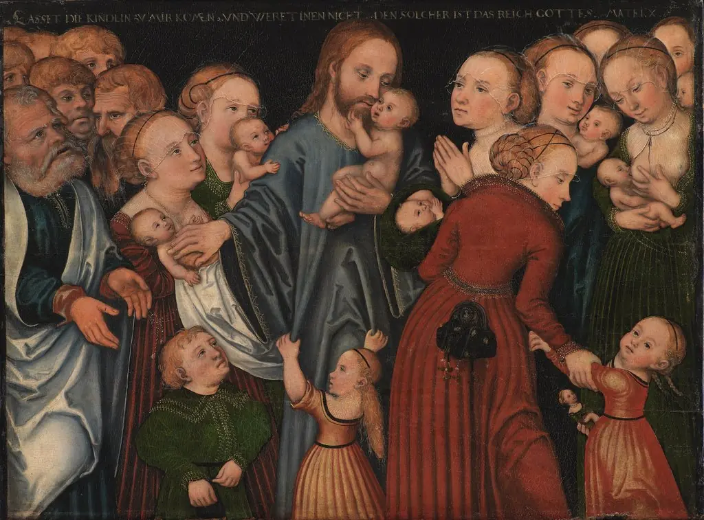 Christ Blessing the Children, by Lucas Cranach the Elder