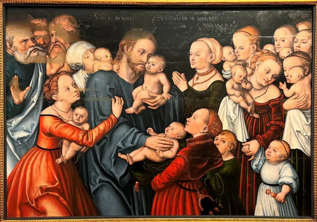 Christ Blessing the Children, by Lucas Cranach the Elder