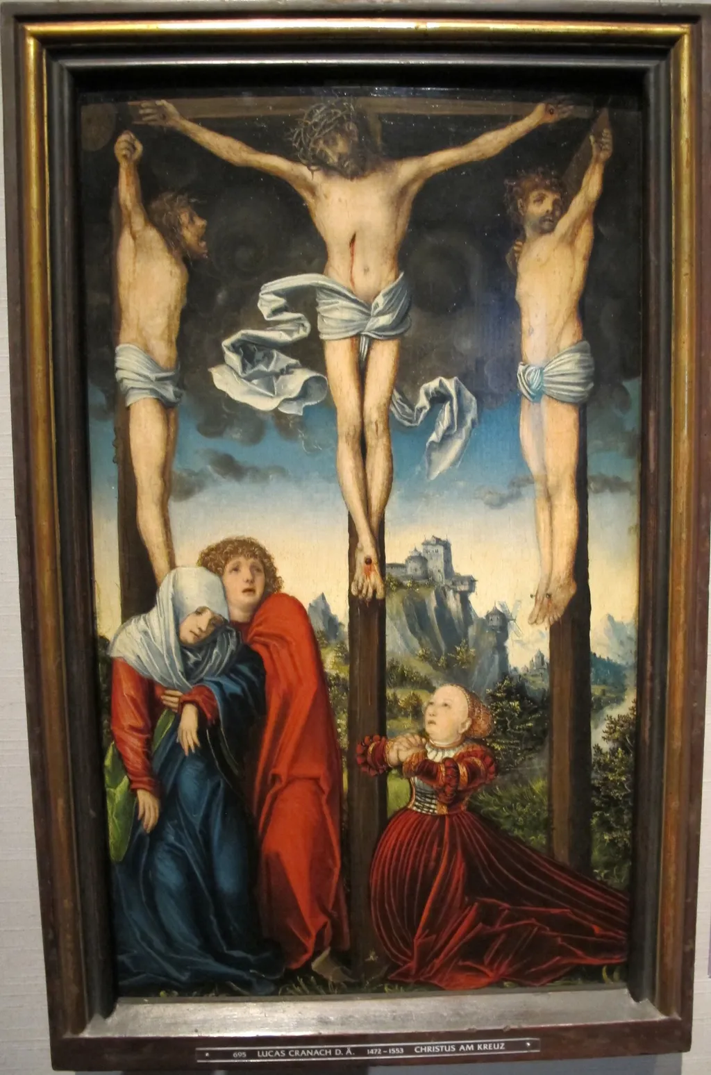 Christ Crucified between the Two Thieves, by Lucas Cranach the Elder, unspecified, 1517