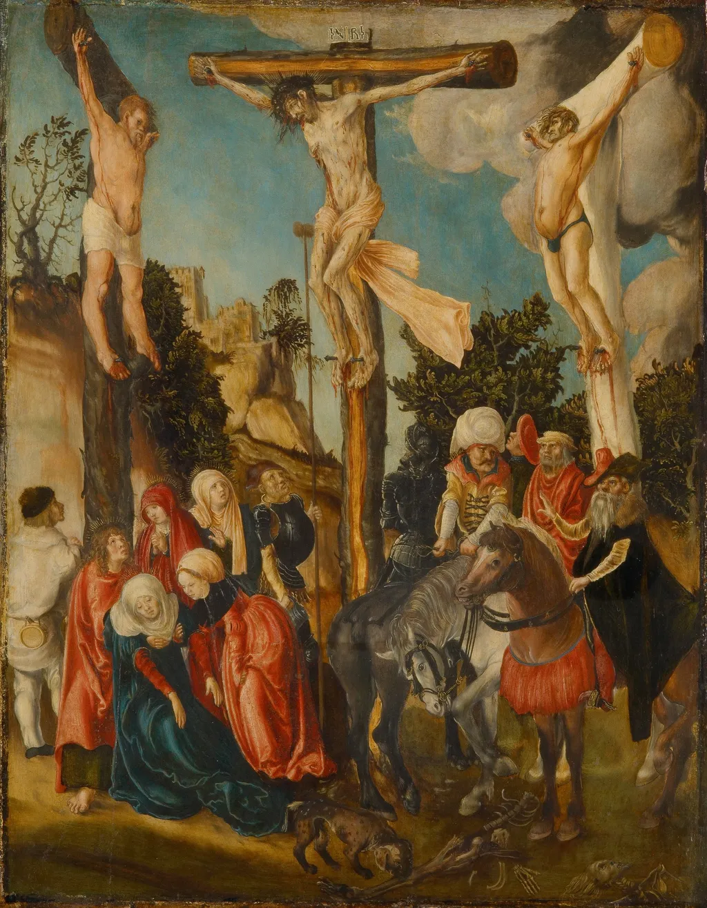Crucifixion, by Lucas Cranach the Elder, unspecified, 1500