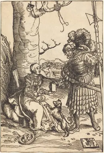 David and Abigail, by Lucas Cranach the Elder