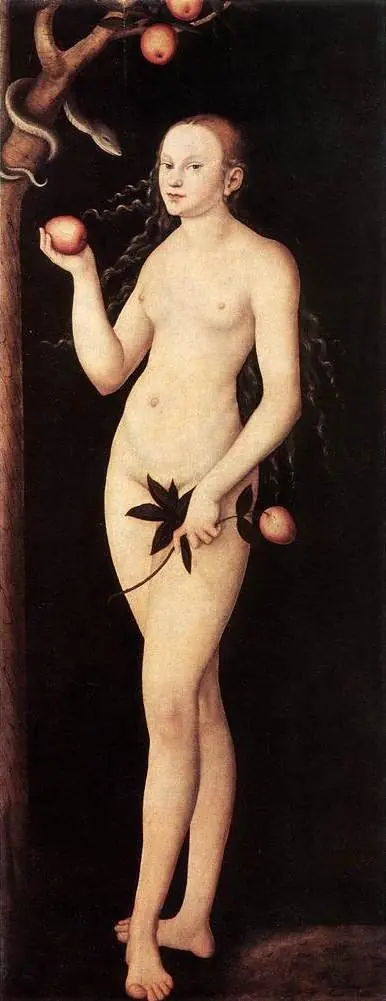 Eve, by Lucas Cranach the Elder