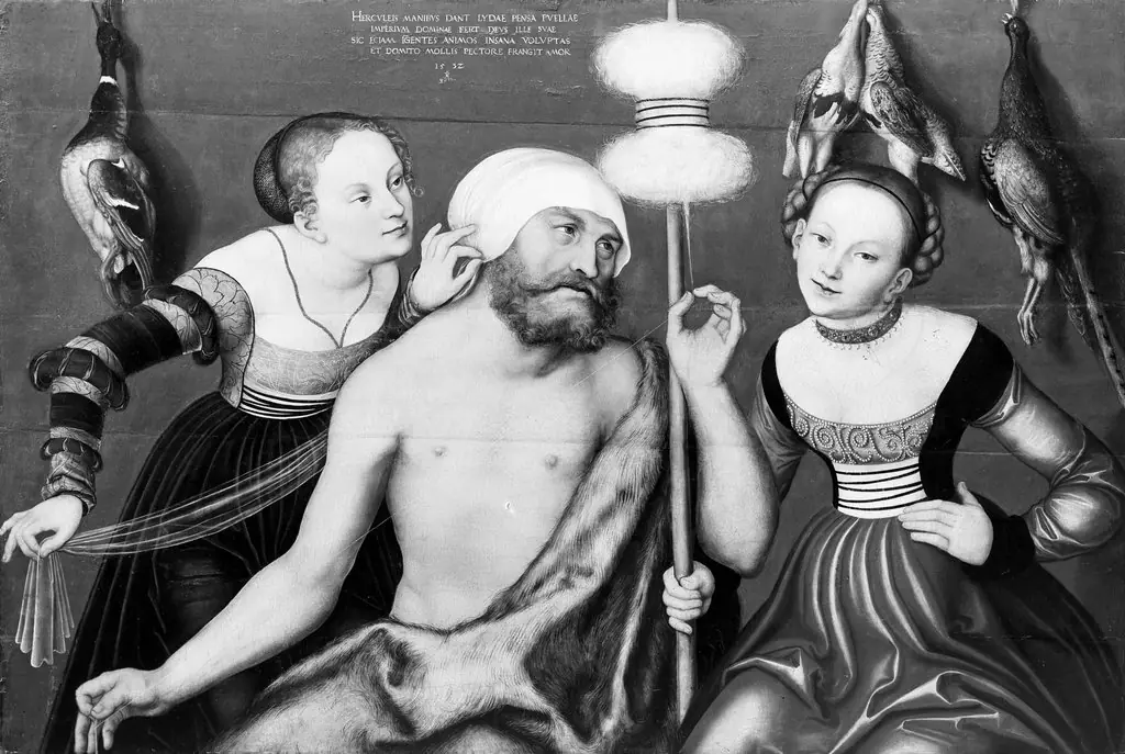 Herkules and Omphale, by Lucas Cranach the Elder