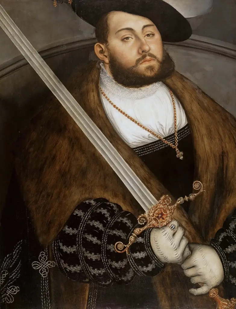 Johann Friedrich I, the Magnanimous, Elector of Saxony, by Lucas Cranach the Elder