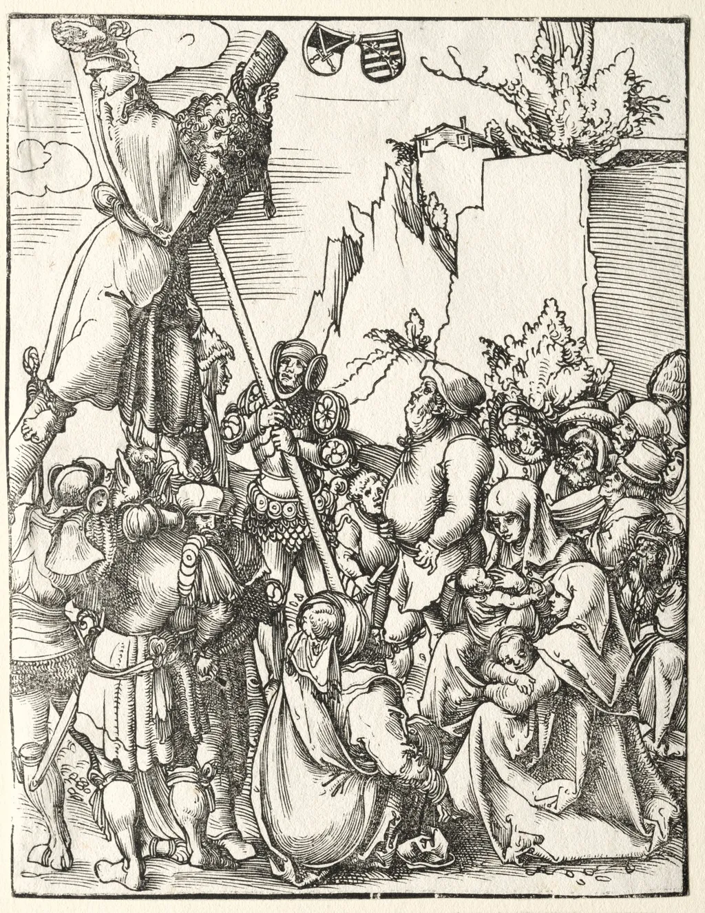 Martyrdom of St. Andrew, by Lucas Cranach the Elder, 1522