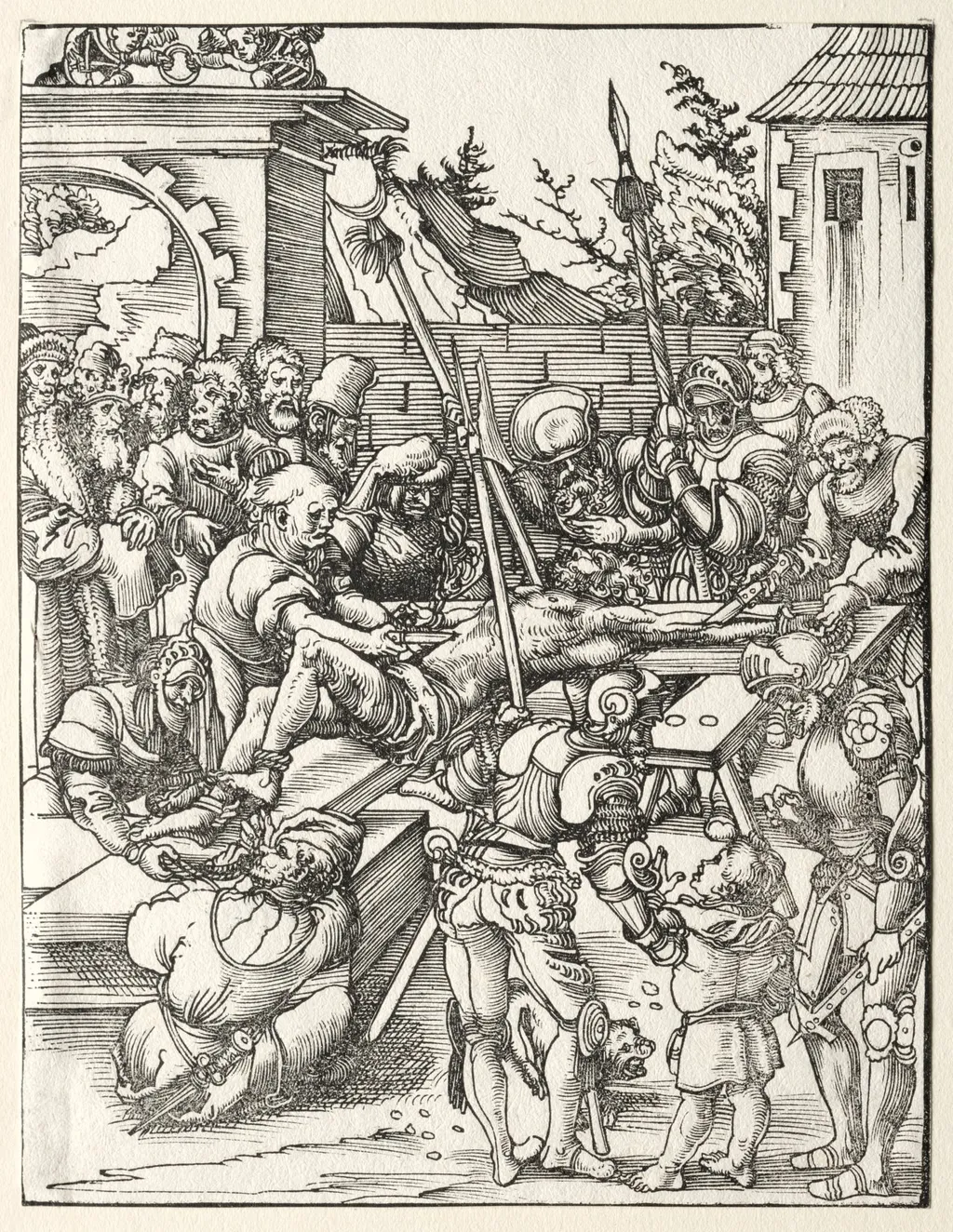 Martyrdom of St. Bartholomew, by Lucas Cranach the Elder, 1522