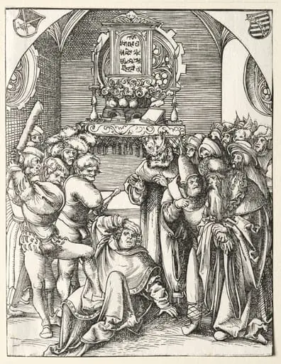 Martyrdom of St. Judas Thaddeus, by Lucas Cranach the Elder