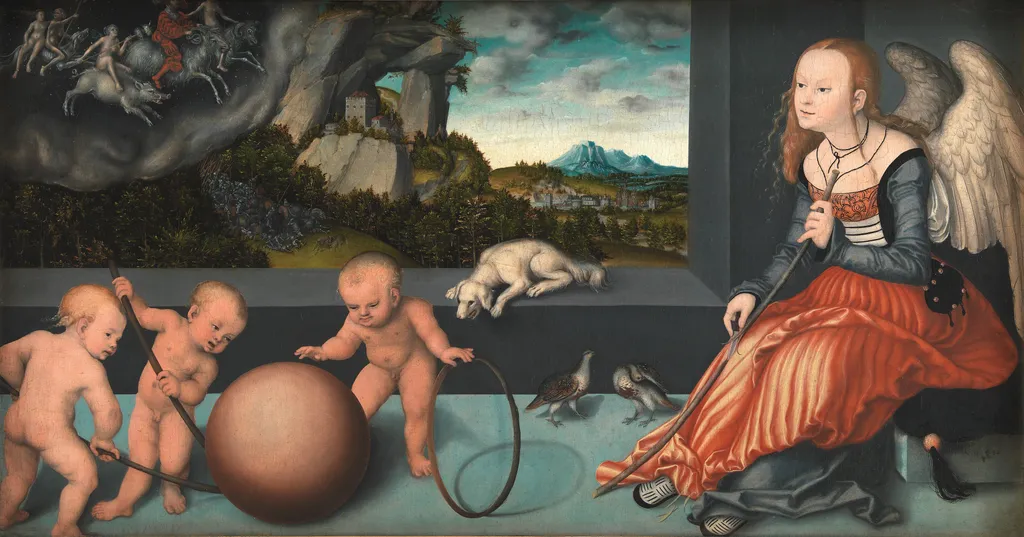 Melancholy, by Lucas Cranach the Elder, oil, 1532