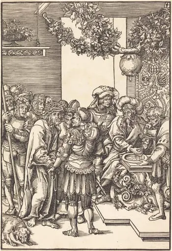 Pilate Washing His Hands, by Lucas Cranach the Elder