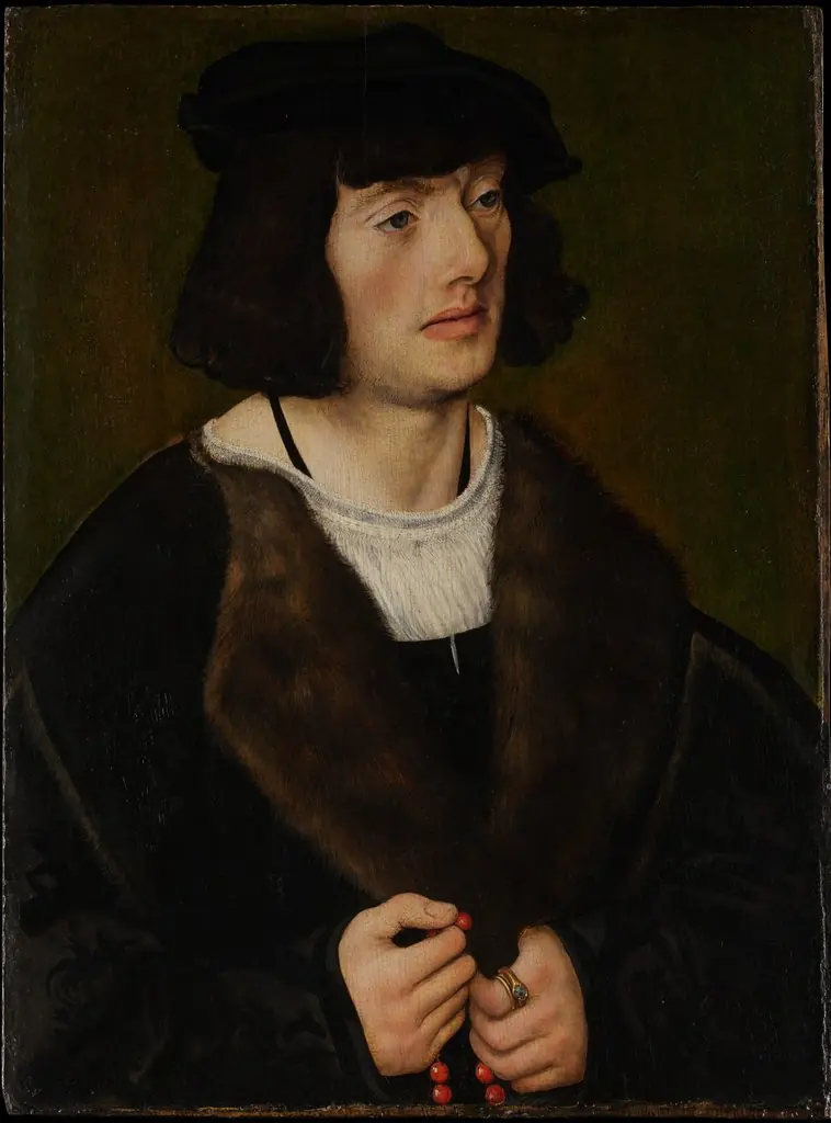 Portrait of a Man with a Rosary, by Lucas Cranach the Elder