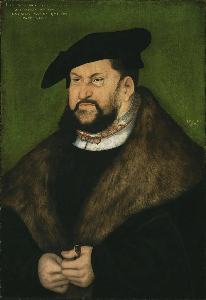 Portrait of Johannes the Steadfast, Elector of Saxony, by Lucas Cranach the Elder
