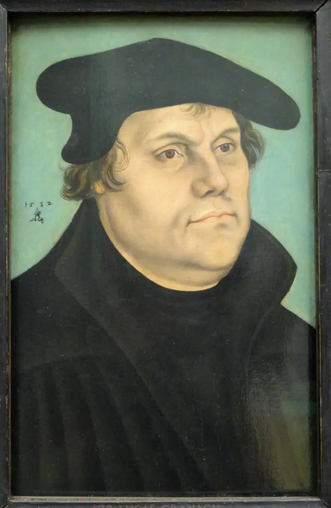 Portrait of Martin Luther, by Lucas Cranach the Elder