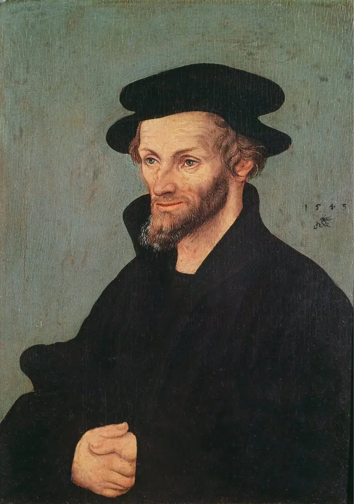 Portrait of Philipp Melanchton, by Lucas Cranach the Elder