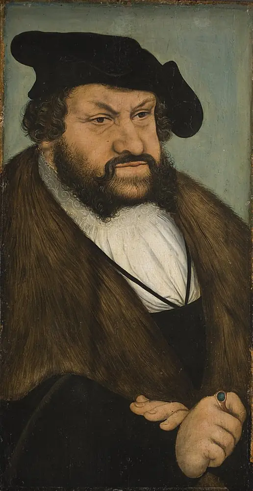 Portrait of the Elector John the Steadfast of Saxony (1468-1532), by Lucas Cranach the Elder