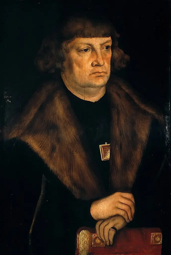 Portrait of the Mayor of Weißenfels, by Lucas Cranach the Elder