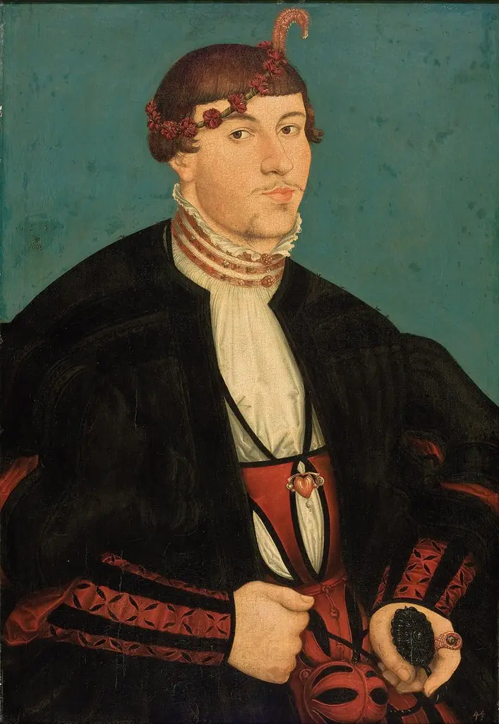 Portrait of young aristocrat of the Rava family, by Lucas Cranach the Elder