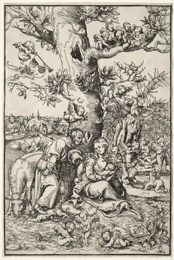 Rest on the Flight into Egypt, by Lucas Cranach the Elder