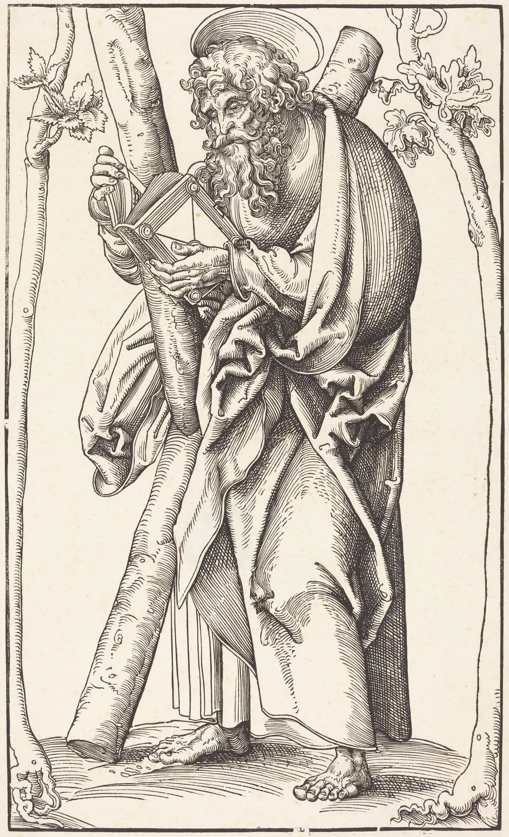 Saint Andrew, by Lucas Cranach the Elder, ink, 1512